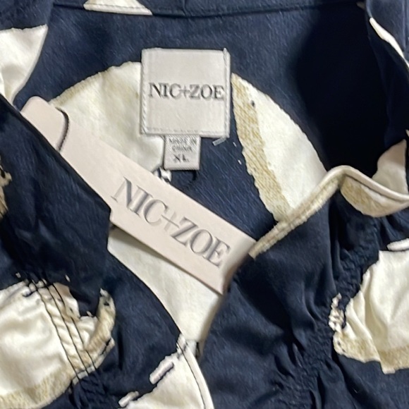 NIC+ZOE sleeveless Shirt Dress Size XL NWT - Picture 7 of 8